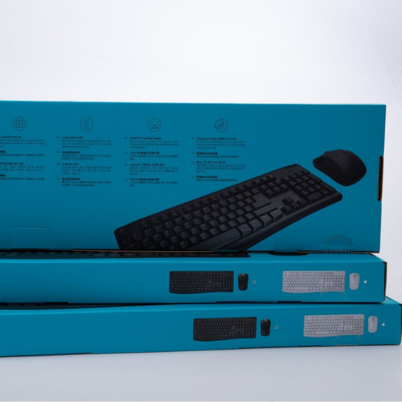 Set fără fir Rapoo X1800PRO: conectivitate 2.4G, tastatură USB și mouse USB, senzor optic de 1200dpi, rezistent la apă