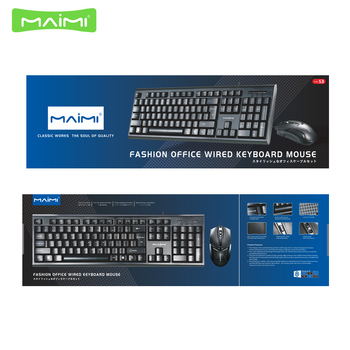 MYE S3 vezetékes USB billentyűzet–egér készlet játékhoz és irodába, laptophoz, USB interfész