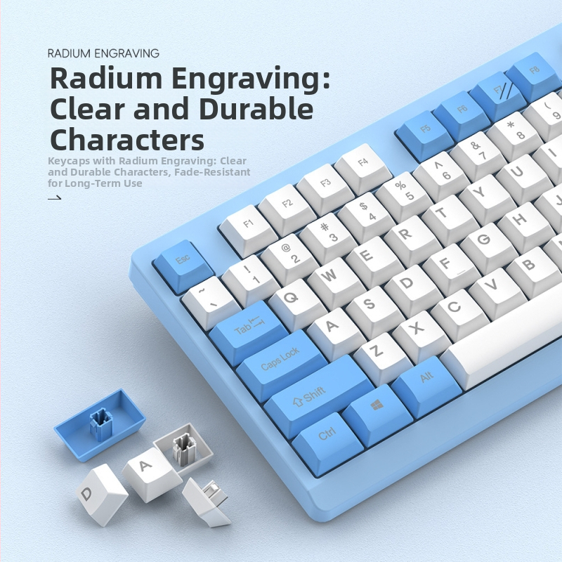 R8 1912 Bezdrôtový set klávesnice a myši, 1600 DPI optický, USB, ergononomický dizajn, pre notebook, kanceláriu a hry