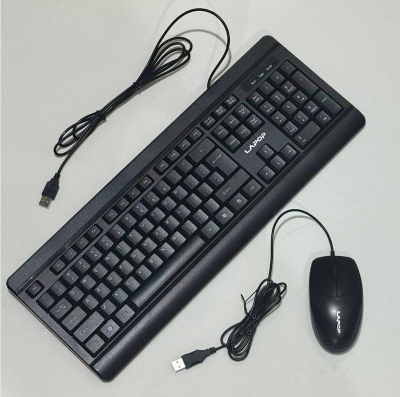 Rio T-KM10 USB žični set tipkovnice i miša – USB tipkovnica i USB miš, optički senzor, model T-KM10