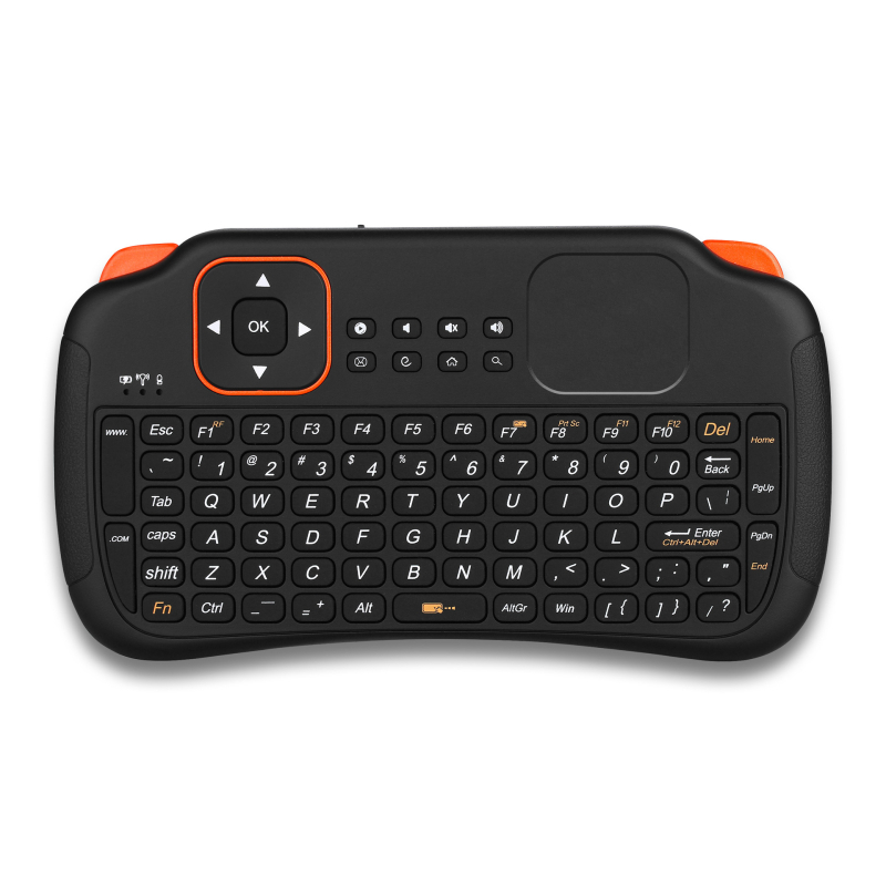 VIBOTON S1 Mouse Air fără fir cu mini tastatură, 2.4G conexiune, USB tastatură și USB mouse, 1200dpi, Plug and Play