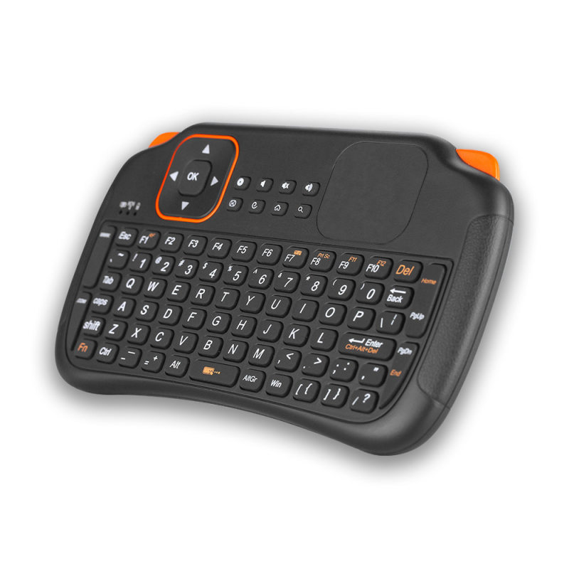 VIBOTON S1 Mouse Air fără fir cu mini tastatură, 2.4G conexiune, USB tastatură și USB mouse, 1200dpi, Plug and Play