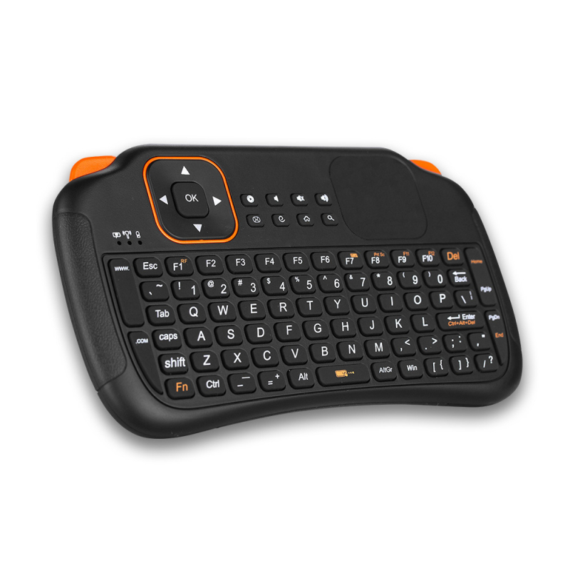 VIBOTON S1 Mouse Air fără fir cu mini tastatură, 2.4G conexiune, USB tastatură și USB mouse, 1200dpi, Plug and Play