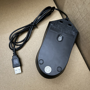 T6 mouse optic USB cablat, 2 butoane, pentru desktop