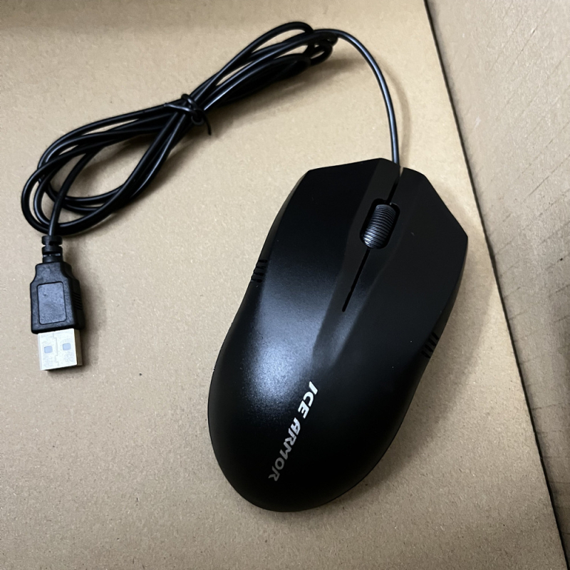 T6 mouse optic USB cablat, 2 butoane, pentru desktop
