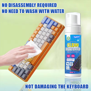 Kineshinex Klaviatūros valymo puta – mechaninėms klaviatūroms ir pelėms, sausas valymas be vandens, 200 ml