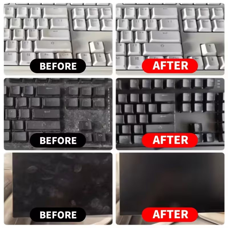 Kineshinex Klaviatūros valymo puta – mechaninėms klaviatūroms ir pelėms, sausas valymas be vandens, 200 ml