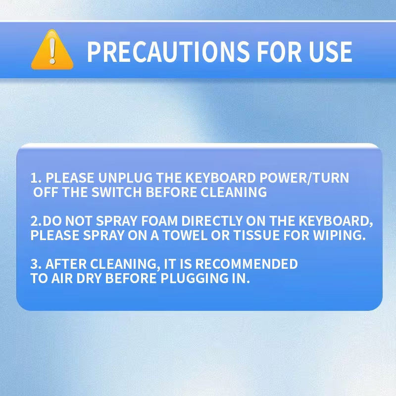 Kineshinex Klaviatūros valymo puta – mechaninėms klaviatūroms ir pelėms, sausas valymas be vandens, 200 ml