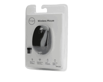 WM126 Ασύρματο ποντίκι, USB 2.4GHz, οπτικό 1000dpi, 3 πλήκτρα, τετραπολική κύλιση