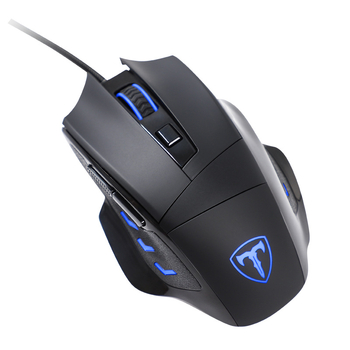 Οπτικό ενσύρματο ποντίκι για παιχνίδια, 3500 DPI, 7 πλήκτρα, διεπαφή USB, τροχός κύλισης τεσσάρων κατευθύνσεων, εργονομικός σχεδιασμός