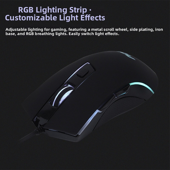 AOC GM120 laidinis žaidimų pelė USB, 1600 DPI, 1,5 m kabelis