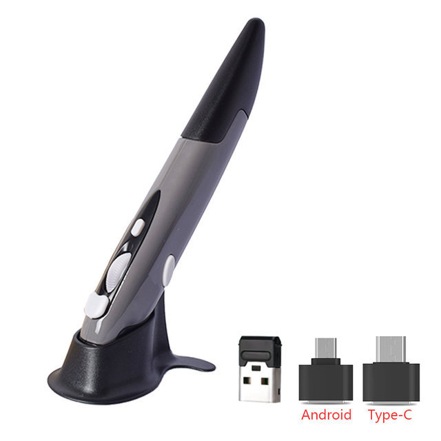 PR-03 miš u obliku olovke, bežični optički miš, 2.4G, ergonomski, 1600dpi