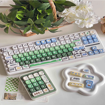 Καλύμματα πλήκτρων για μηχανικό πληκτρολόγιο – σχέδιο MOA cow ranch, πλαστικά καλύμματα πλήκτρων, κυκλοφόρησε 2024.3