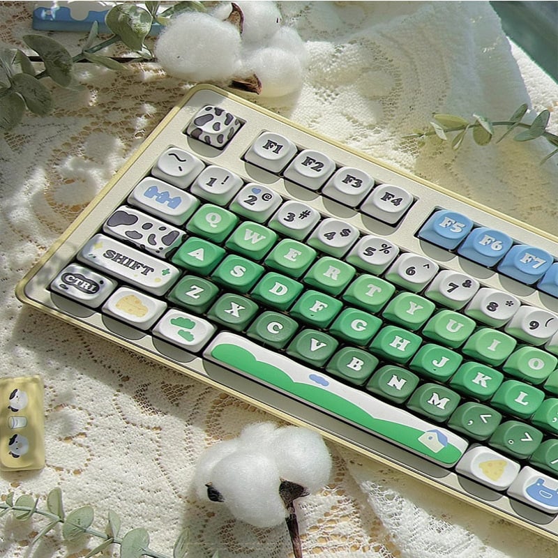 Καλύμματα πλήκτρων για μηχανικό πληκτρολόγιο – σχέδιο MOA cow ranch, πλαστικά καλύμματα πλήκτρων, κυκλοφόρησε 2024.3