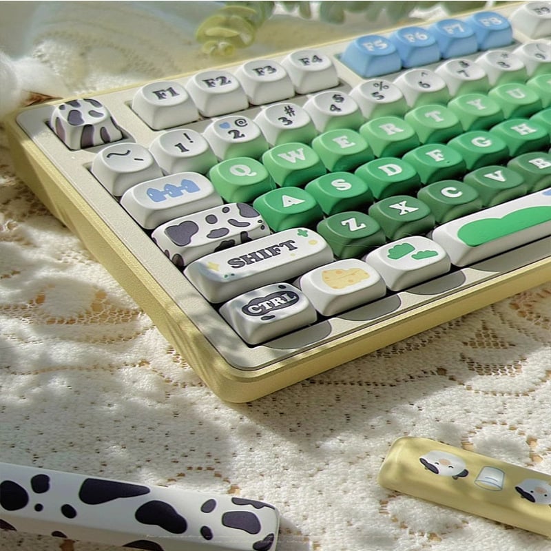 Καλύμματα πλήκτρων για μηχανικό πληκτρολόγιο – σχέδιο MOA cow ranch, πλαστικά καλύμματα πλήκτρων, κυκλοφόρησε 2024.3