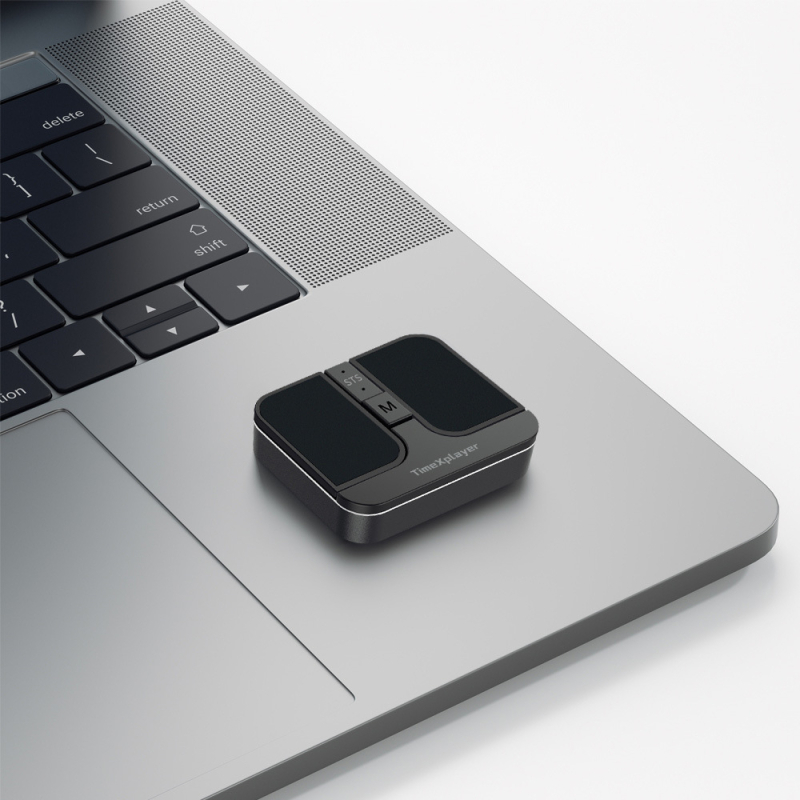 TimeXplayer T2 Bluetooth myš – Duálny Bluetooth, Bezdrôtové pripojenie 2.4G, Type-C nabíjanie, dosah 10 m, hmotnosť 16 g