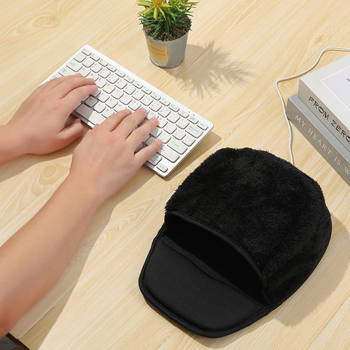 Grijana podloga za miš — model F-mouse tent, mala podloga, izuzetno mekani materijal, jednostrana, grijač za ruke, šivanje