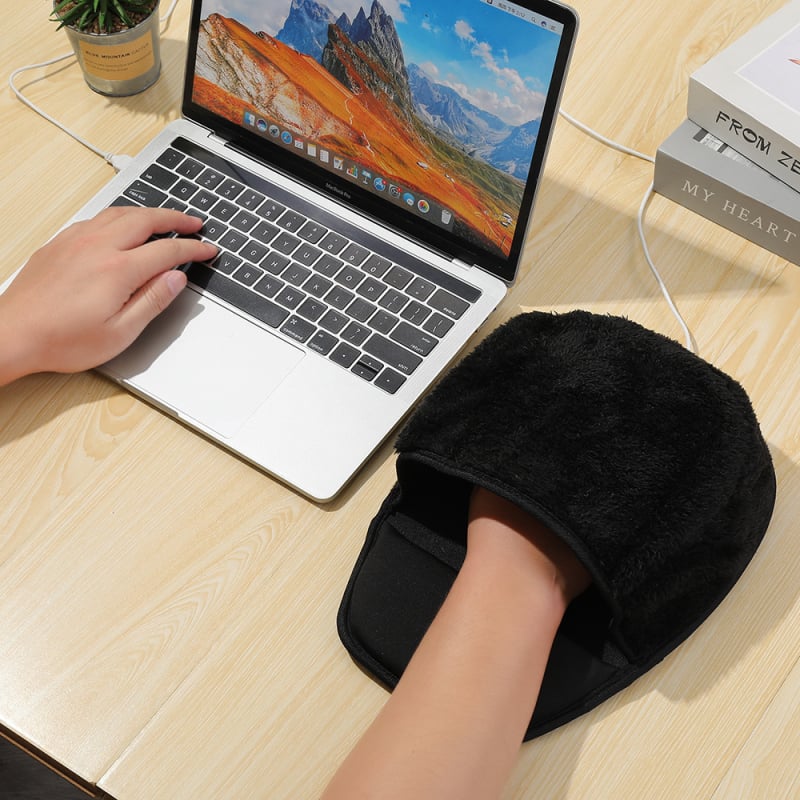 Grijana podloga za miš — model F-mouse tent, mala podloga, izuzetno mekani materijal, jednostrana, grijač za ruke, šivanje