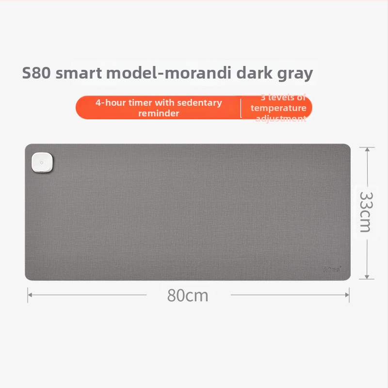 Xinke stalo šildymo kilimėlis, prisijungtas prie kištuko, 220V, 80W, elektrinis membraninis šildymas, PVC korpusas, išmanus temperatūros reguliavimas