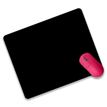 Pad de mouse negru minimalist premium, din cauciuc, pentru birou și gaming, o singură față, anti-alunecare, imprimare prin transfer termic