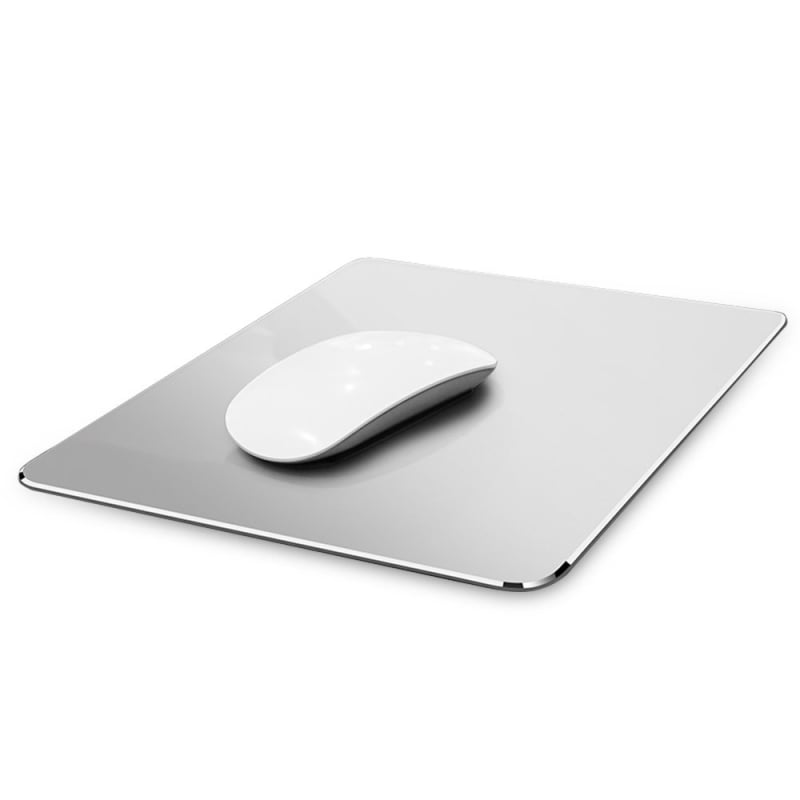 Ultra-tanka podloga za miš od aluminijske legure, metalna za gaming i ured, otporna na habanje i prijenosna, debljina 2 mm