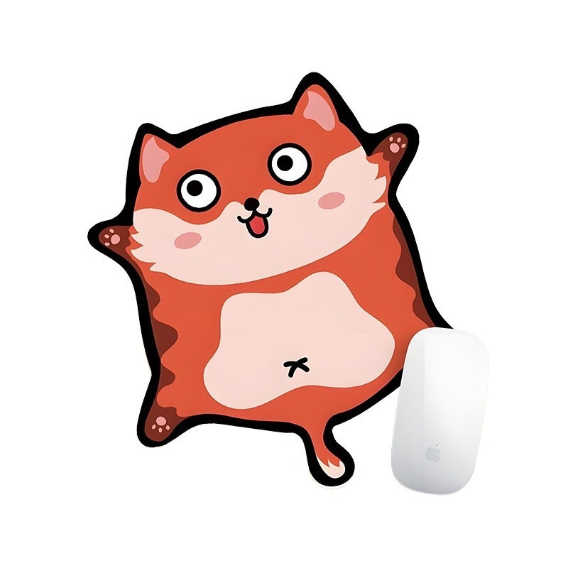 Podloga za miša s karikaturalnim neobičnim oblikom, PVC, jednostrana, TY009 model, stil anime/desk mat, s funkcijom kalkulatora