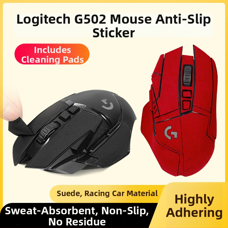 Peles paliktnis Logitech G502 – pretslīdes, sviedu uzsūkšanas, izturīgs gumijas paliktnis