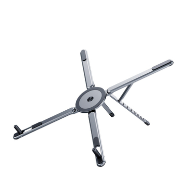 4-u-1 nosač za prijenosno računalo i tablet od aluminijske legure, sklopiv, univerzalni, model E05, 185 g