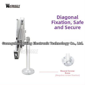 Laikiklis planšetiniam kompiuteriui su užraktu – stalinis reguliuojamas laikiklis iPad 2/3/4 ir iPad Mini – metalinė konstrukcija, svoris 1,1 kg