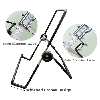 Metalinis stalinis laikiklis telefonui ir planšetei – sulankstomas, daugiafunkcis, svoris 121 g, modelis lgg0034