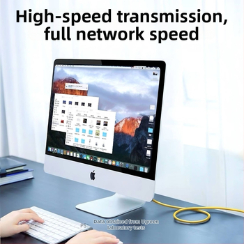 Kábel Cat5e Ethernet so konektorom Cat6, 1 Gbps, pre router, cínovaná meď