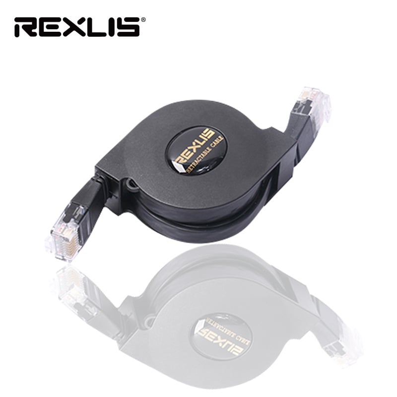 Cat6 Ethernet kabel retraktibilan, RJ-45, 1 Gbps, bakar bez kisika, uvijeni par