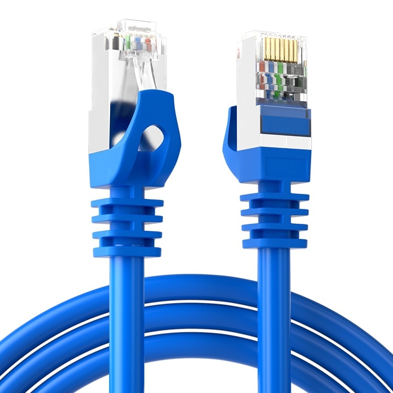 Ethernet kábel s krúteným párom, RJ45, 100 Mbps, vodič s meďou obalený hliníkom, dĺžky 1–50 m