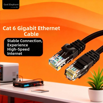 Kuxiang H02 Kategória 6e RJ-45 sieťový kábel pre počítač, meď/hliník, 1 Gbps