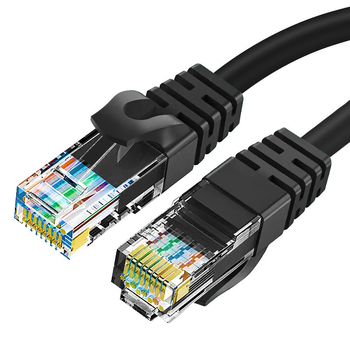 Kuxiang H02 Kategória 6e RJ-45 sieťový kábel pre počítač, meď/hliník, 1 Gbps