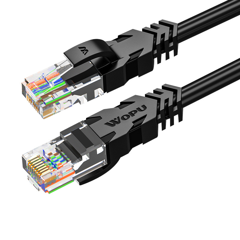 Wopp Cat6 UTP sieťový kábel, bezoxidová meď, nechráněný, RJ-45, pre počítač, switch a smerovač