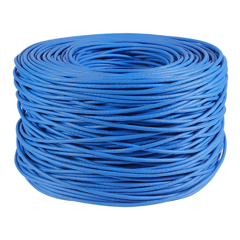 Cat6e Ethernet кабел - двойно екраниран, гигабитов, усукана двойка, дължина 300 м