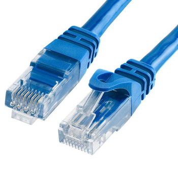 Ethernet кабел Cat5e UTP RJ45 за свързване между рутер и компютър