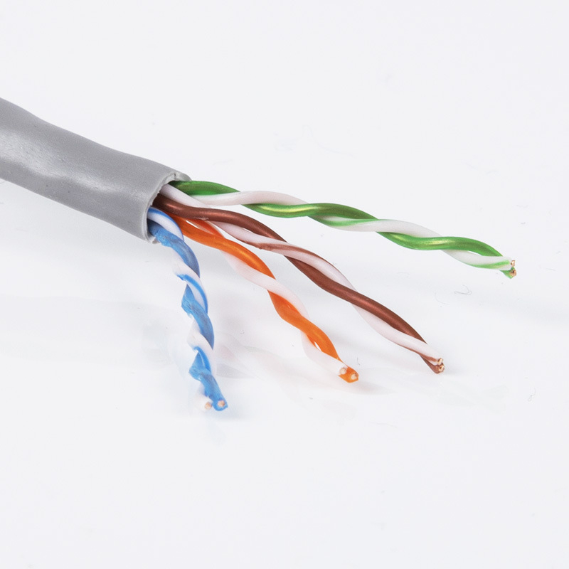 Cat5e UTP mrežni kabel, nezaštićen, uvijeni parovi, bakar bez oksidacije, za računala