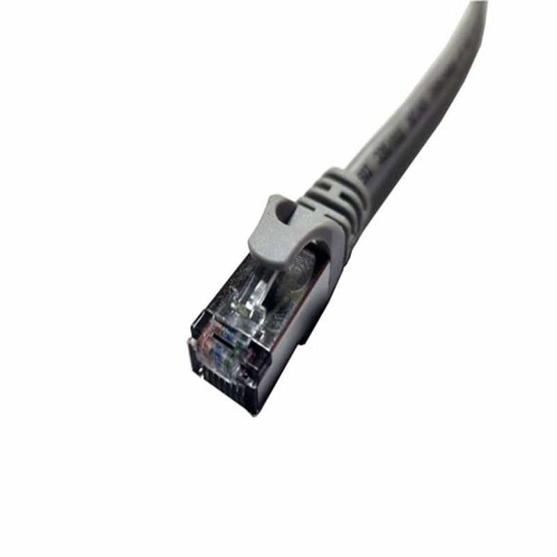 Мрежов кабел 8P8C с екраниране CAT.5E FTP, кристален конектор (Скорост на предаване: 100; Работна температура: 30; Опънна якост: 10N; Компресивна якост: 100)