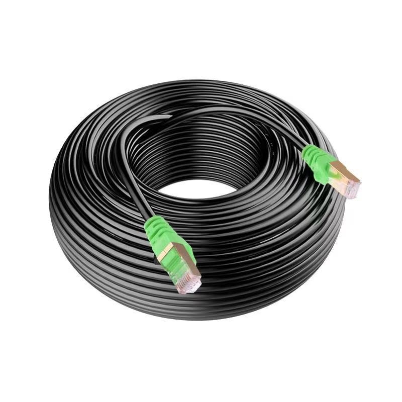 CAT8 Ethernet kabel, Kategorija 8, 10 Gbps brza mreža kabel, bakar bez kisika, dvostruko oklopljen, RJ-45 konektor