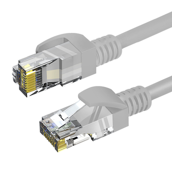 Cablu Ethernet CAT6, RJ-45, 8 nuclee, diametru 5,5, cupru acoperit cu aluminiu (CCA), pentru router, pereche învârtită