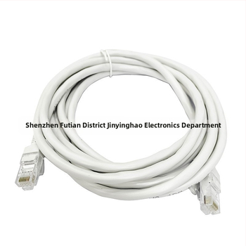 Cat6 sieťový kábel, UTP, medený vodič, RJ-45 konektory, 1000 Mbps, kábel s krútenými pármi, pre domáce a kancelárske monitorovanie