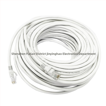 Cat6 sieťový kábel, UTP, medený vodič, RJ-45 konektory, 1000 Mbps, kábel s krútenými pármi, pre domáce a kancelárske monitorovanie