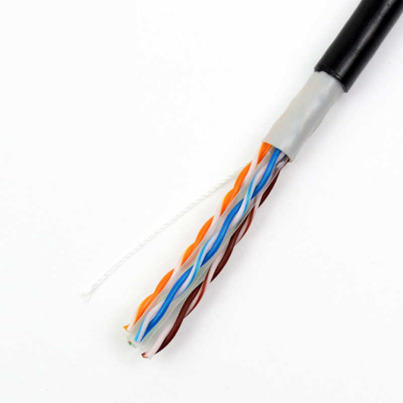 Cat6 vanjski mrežni kabel, bakar bez oksidacije, uvijeni par, vodootporan, 1000 Kbps