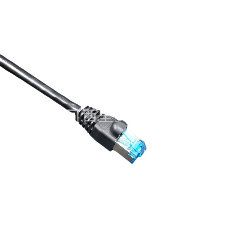 Kültéri Cat5e hálózati kábel, 8 magos, RJ-45 csatlakozó, kültéri vízálló, 100 Mbps