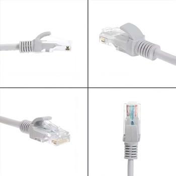 Cat5e mrežni kabel, RJ-45 priključak, za rutere, 8-jezgreni aluminijsko-magnezijev vodič, 1 Gbps