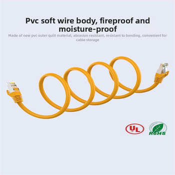 Cablu Ethernet Cat6a 8-core, cu ecranare dublă, RJ-45, Gigabit, cupru pur