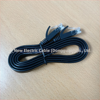 CAT6 plochý ethernetkábel, vnútorné aj vonkajšie použitie, bezkyslíková meď, Gigabit, UTP, 250MHz