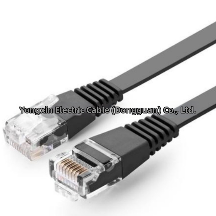 CAT6 plochý ethernetkábel, vnútorné aj vonkajšie použitie, bezkyslíková meď, Gigabit, UTP, 250MHz